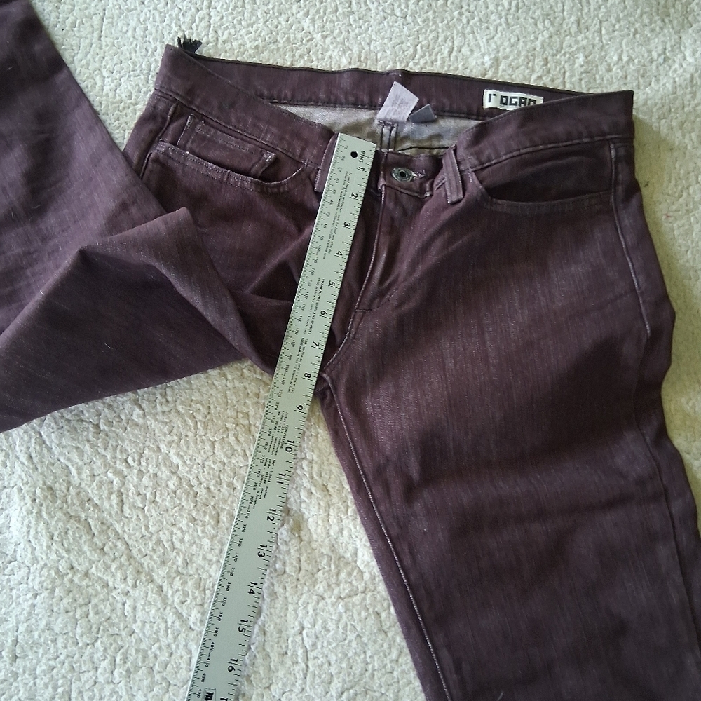 Rogan Elegant Purple Straight Leg Jeans New - Picture 4 of 6